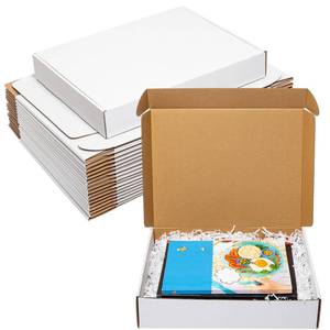 lot 61726 image: Wowxyz White Shipping Boxes 13x11x3 25 Pack - Corrugated Cardboard Box Mailers for Small Business, Literature Mailer Packaging Supplies - Retail $43