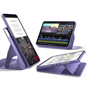 lot 32276 image: ESR for iPad Pro 13 Inch Case (M5M4) 20252024, Rotating Case with Removable Magnetic Cover, Adjustable PortraitLandscape Stand, 9 Standing Angles, Shift Series, Purple - Retail $56