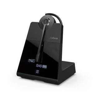 lot 44013 image: Jabra Engage 75 SE (Second Edition) Wireless Headset, Convertible Telephone Headset with Industry-Leading Wireless Performance, Advanced Noise-Cancelling Microphone, All Day Battery Life - Black