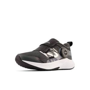 New Balance Kid's Dynasoft Reveal V4 Boa Running Shoe,Blacktop/Black/Silver Metallic,6 Wide Big Kid - Retail: $74