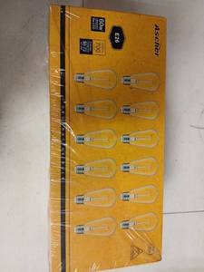 lot 48944 image: Ascher Edison Style LED Light Bulbs 12-Pack E26 Base - Retail $25