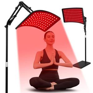 lot 62603 image: Red Light Therapy for Face and Body, Red Infrared Light Therapy Lamp with Stand Led 660nm Red Light-Therapy& 850nm Infrared Light Device for Body - Retail $68