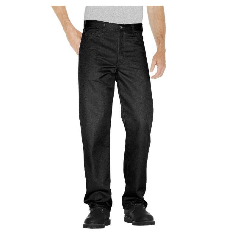 lot 66624 image: APPEARS NEW - Dickies Mens Regular Fit Staydark Jean With 6 Pocket - Dark Navy, style C7988DN. (Size 36x30) 2 PACK