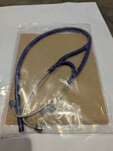 lot 75011 image: Medical Stethoscope with Prurple Tubing  - Retail $65