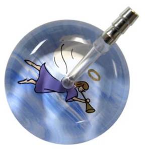 lot 75001 image: Ultrascope Stethescope Head with Angel with Trumpet pattern (Head Piece ONLY)  - Retail $115