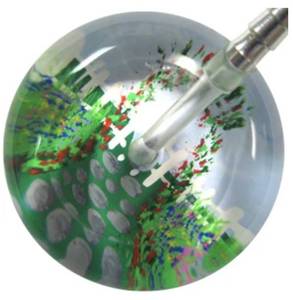 lot 75007 image: Ultrascope Stethescope Head with Garden Gate pattern (Head Piece ONLY)  - Retail $115