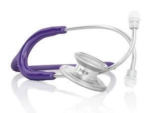 lot 75009 image: MDF MD One Stethoscope Purple Rain Adult Size  - Retail $85