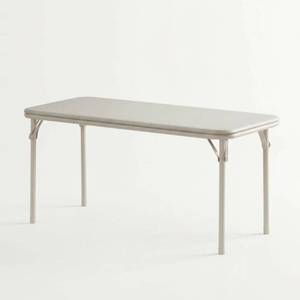 lot 401364 image: Garvee 47 Rectangular Folding Table, Portable Folding Table for IndoorOutdoor, Activity Table with Anti Slip Table Legs, Space Saving, Kids Foldable Table for Classroom, Nursery, Beige