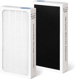 lot 111590 image: Tio2 Treated HEPA Filter Replacement,H13 True HEPA 4-Stage TiO2 Filter Filtration-Compatible with Electrolux Aerus Lux Guardian Air Cleaner Purifier-2Pack