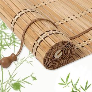 lot 111603 image: Bamboo Blinds for Interior Windows, Custom Bamboo Shades for Indoor Windows, Roller Shades for Indoor Window and Outdoor Patio, Decks, Porches, Backyards