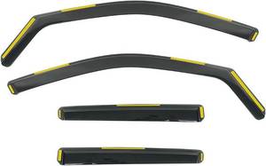 lot 211445 image: in Channel Window Visors, Compatible with 2020-2025 Mercedes-Benz W167 GLE Class SUV, Not Fit Coupe, in-Channel Style Black Polycarbonate Side Window Deflectors, Rain Guard 4PCS