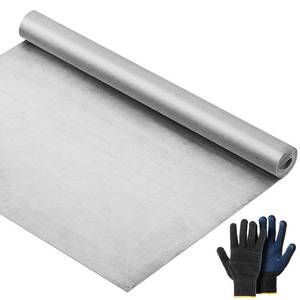 lot 311370 image: Moxweyeni 132 x 32 x 48 Lead Sheet Roll, Industrial Grade Flexible Lead Sheeting for Radiation Shielding, Roofing & Soundproofing, Heavy Duty, with Gloves