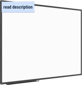 lot 111623 image: JILoffice Magnetic WhiteboardWhite Board, Dry Erase Board 48 x 36 Inch, Black Aluminum Frame Wall Mounted Board for Office Home and School