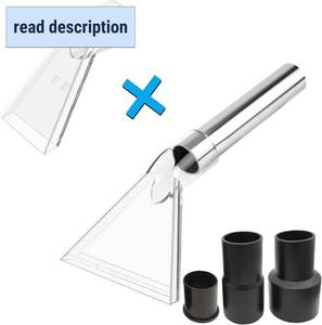 lot 411292 image: Happy Tree Universal Fit All Brands Shop Vacs with 2-12&1-78&1-14 Adapter Clear Extractor Accessory for Upholstery & Carpet Cleaning & Car Detailing, Shop Vac Extractor Attachment Hose Kit