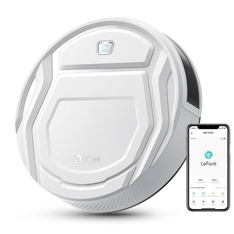 lot 63165 image: Lefant Robot Vacuum with Remote Control,120 Mins Runtime,Quite,Max Suction 2200Pa, Self-Charging Robotic Vacuum,VoiceWi-FiApp Control,Ideal for Pet Hair and Hard Floor