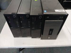 lot 62002 image: Business Desktop Computer Lot - ThinkCentre and HP ProDesk Systems