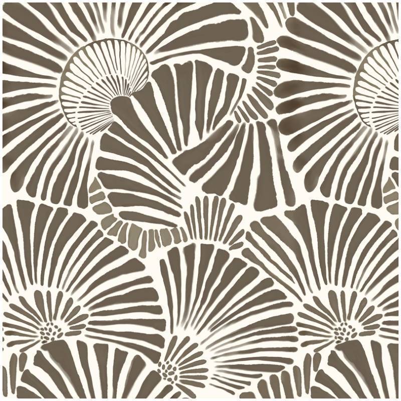 lot 61631 image: White and Brown Peel and Stick Wallpaper 17.3 x 393 Modern Boho Self Adhesive Removable Contact Paper for Bedroom Cabinets Drawers Shelf Home Decor Vinyl Film - Retail $37