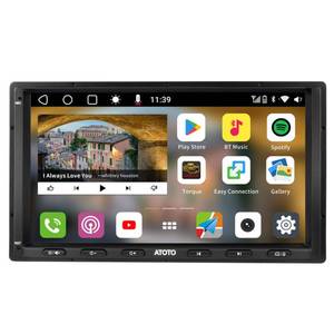 lot 16971 image: ATOTO S8 8-Core 7inch Android Double Din Car Stereo Receivers, Wireless CarPlay & Android Auto, Built-in 4G, WiFiBTUSB, Dual Bluetooth, 4G32G, SCVC&HD LRV, DSP, AI Chat&GPS Tracking, S8G2A74MS - Retail $280