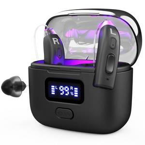 lot 29445 image: Hearing Aids for Seniors, Rechargeable Hearing Aids for People with Hearing Loss, Hearing Amplifier for Adults, Quality Sound - Retail $60