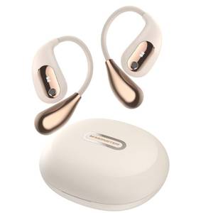 lot 29447 image: Monster Open Ear AC210 Headphones, True Wireless Bluetooth Earphones with Microphone, Wireless Headphones 30 Hours Playback, Type-C Charging, Touch Control, IPX5 Waterproof Open Ear Earbuds,White - Retail $40