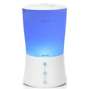 lot 29455 image: BlueHills Large 2000 ML XL Essential Oil Diffuser Premium Aromatherapy Humidifier for Big Room Home Long Run Extra Large Capacity for Huge Area 2 Liter 2L Color Changing Lights Cool High Mist White-S1 - Retail $47