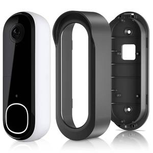 lot 29496 image: No Drill Adhesive Video Doorbell Mount for Arlo Video Doorbell 2KHD (2nd Gen), Not Block Doorbell Sensor, Anti-Theft Camera Mount Door Mounting Bracket Holder Accessories for Apartments Houses - Retail $16