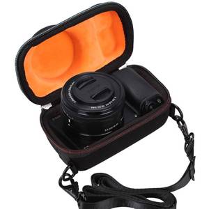 lot 32391 image: Mchoi Hard EVA Travel Case for Sony Alpha a6000a6400a6600a6100a5100 Mirrorless Digital Camera, Case Only - Retail $19
