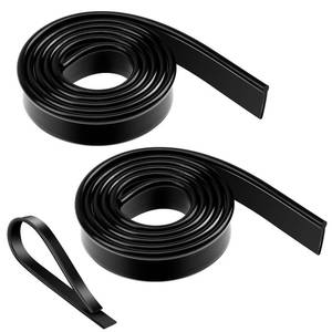 lot 32404 image: 2 Roll Rubber Squeegee Replacement Blades, 41 Inch Squeegee Blade Silicone Squeegee Rubber Replacement Black Squeegee Scrubber Squeegee Refill Blades Head for Windows, Glass Cleaning, Shower Doors - Retail $8