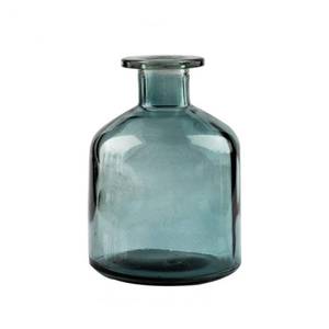 lot 44137 image: SHUILING Glass Bud Vase, 1pc Small Vases for Flowers, Decorative Glass Bottles, Mini Flower Vases Centerpiece for Wedding, Vintage Vase for Rustic Home Decor, Living Room, Office Desk (250ml-green) - Retail $10