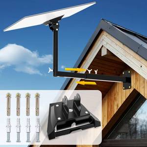 lot 44142 image: Starlink Gen 3 Mount with Adapter, Extension-Type Heavy Duty Starlink Long Wall Mount, StarLink Pole Mount, Mounting Kit for Starlink Gen 3 Internet Kit Satellite - Retail $40