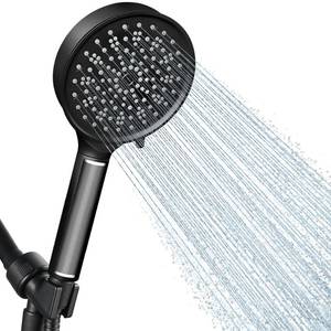 lot 48966 image: Cobbe Handheld Filtered Shower Head - Filters 99% Chlorine - Advanced 2.0 Carbon System - Water Softening Beads for Hard Water - Relieves Dry, Itchy Skin - Matte Black - Retail $40