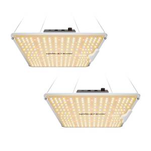 lot 62611 image: Spider Farmer SF1000-2Pack 200W LED Grow Light for Indoor Plants, Upgraded High Efficiency LEDs, Dimmable Full Spectrum High PPFD, Deep Penetration for Seed StartingVegetablesBloom in 2x4 Grow Tent - Retail $160