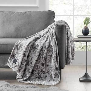 lot 9523 image: Brookstone Heated Printed Plush Throw Floral - Retail $35
