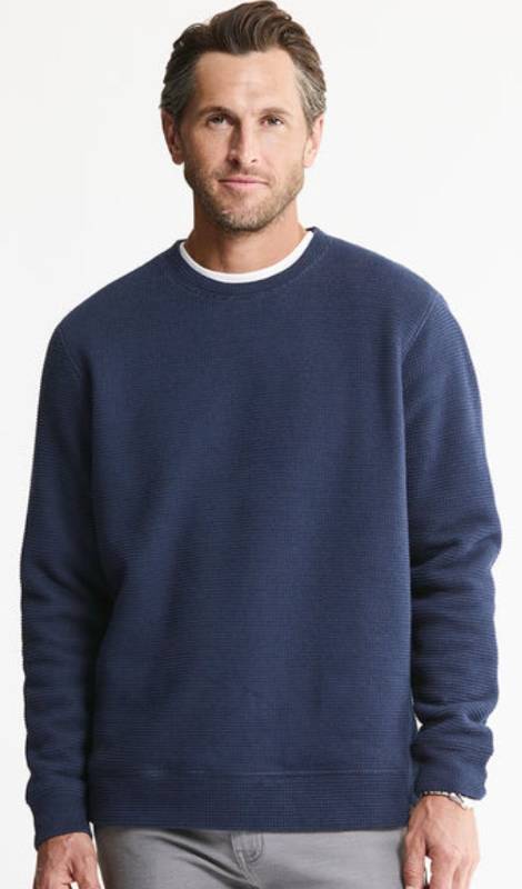 lot 7042 image: Sherpa Lined Crewneck Sweatshirt Small