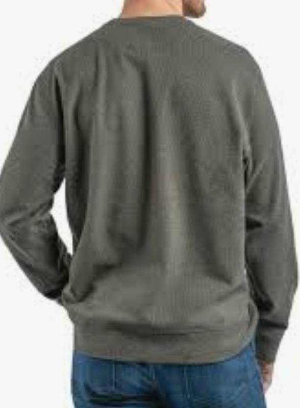 lot 7060 image: Sherpa Lined Crewneck Sweatshirt Small