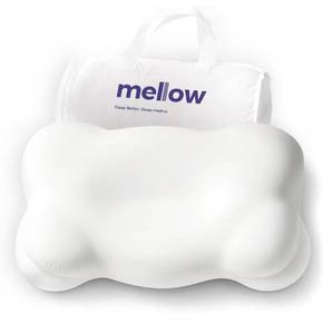 Mellow Cloud Alignment Pillow Ergonomic Support for Neck &amp; Spinal Alignment, Dual Height, Adjustable Fill, Machine Washable Cover Retail:$135