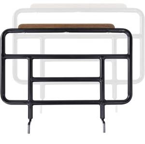 lot 3562 image: Fromann Non-Universal 2 Piece Steel Adjustable Bed Base Assist Handle Bedside Rail Armrests (Unsuitable for Beds with Massage)