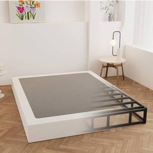 lot 3585 image: Maenizi 9 Inch Box Spring for Queen Bed, Heavy Duty Metal Box Spring Bed Base with Fabric Cover, Mattress Foundation, Easy Assembly, Noise Free, Black