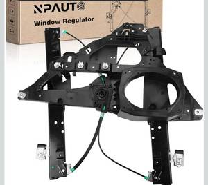 lot 3599 image: Front Driver Side Power Window Regulator with Panel Without Motor fit for 07-17 Ford Expedition Lincoln Navigator 2007 2008 2009 2010 2011 2012 2013 2014 2015 2016 2017, Left, 749-542