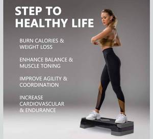 lot 3603 image: sport adjustable workout step