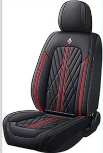 lot 3612 image: Universal Fit Waterproof Breathable Nappa Leather Automotive Vehicle Car Seat Covers Set Cushion Protector for Sedan SUV