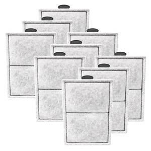 lot 3643 image: Pryitier 9 Pack PF-L Filter Cartridges Replacement Fish Tank Refill with Zeolite Compatible with PF20, PF30, PF40 and PF75 Power Filters
