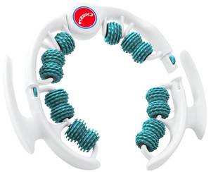 lot 3670 image: MZDXJ Cellulite Massage Tool - Lymphatic Drainage Massager - Muscle Roller, Deep Fascia Massage, Dimpled Skin Removal, LegsThighsButtocks, Anti-Cellulite Roller, Smooth Skin (14 Wheel - Green)