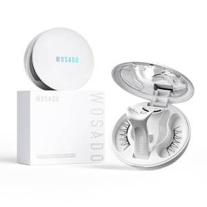 lot 3679 image: WOSADO Magnetic Eyelashes with Applicator Kit, V18 Velvet Black Reusable Magnetic Lashes without Eyeliner, Glue-free False Lashes, Waterproof, Lightweight, Suit for Natural Makeup