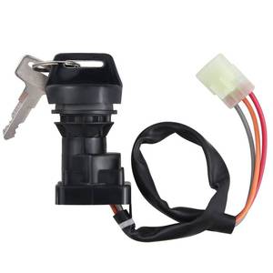 lot 3693 image: Amavoler Ignition Key Switch 3 Wires Aftermarket Replacement Parts Compatible for LTZ400 LT-Z400 KFX400 LFZ400 LTF500F LTA500F LTZ250 Arctic Cat Dirt Bike Quad UTV ATV.