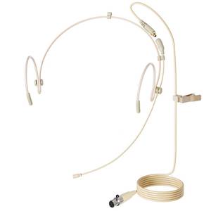 lot 3709 image: J K Pro Headset Headworn Microphone MIC-J 071S Compatible with AKG Samson Wireless Transmitter - Mini XLR 3Pin Connector