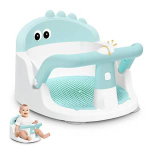 lot 3767 image: Baby Bath Seat for Babies 6 Months & Up Sitting Up, Non-Slip Baby Bath Chair with Suction Cup, Safe and Comfortable Portable Infant Bath Seat for Bathroom, Bathtub Tub, Easy to Clean (Green)