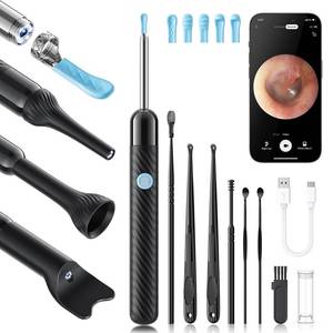 lot 3787 image: Loyker X6 Ear Wax Removal Tool Camera, Ear Cleaner with Camera, FSA - HSA Store Eligible, 1080P Ear Camera with 6LED Light for EarNoseThroatTonsil Stone Examination, Black