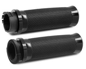 lot 3819 image: ANONEMOTO 1inch Hand Grips, Cable Throttle Control Handlebar Grips Fit for Harley-Davidson 96-07 Touring, 08-13 XR, 96-17 Dyna (Except FXDLS), 02-17 VRSC, 96-Later XL (Black)