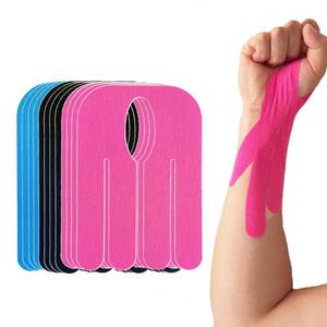 lot 3847 image: Kinesiology Tape for Wrist Precut, 12pc Waterproof & Breathable Bowling Wrist Tapes, Hypoallergenic Latex-Free Elastic Athletic Tape for Carpal Tunnel, Sports Joints Muscle Support.(Mix)